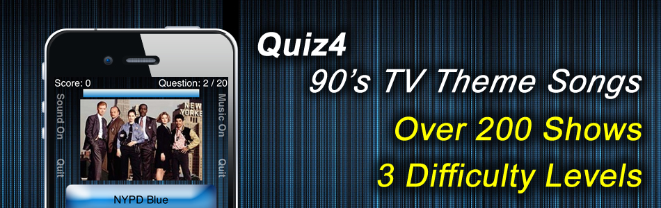 Quiz4 90s TV Theme Songs