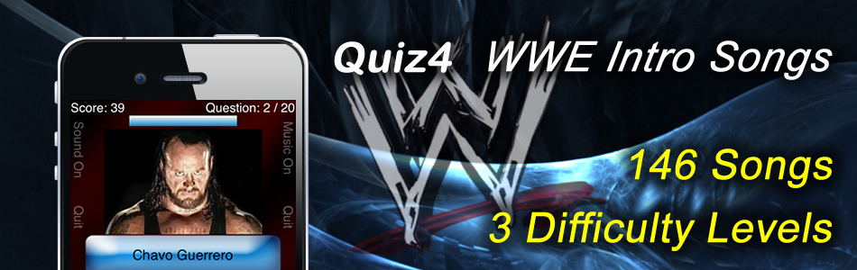 Quiz4 WWE Intro Songs in the iOS App Store